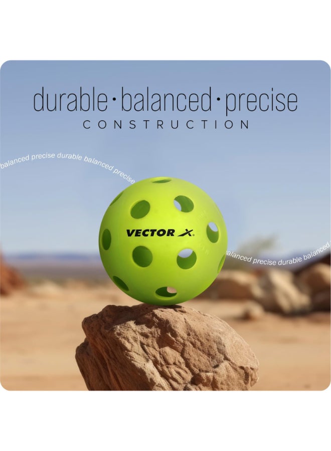 Vector X Pickle Ball (Pack of 6) - 26-Hole - Image 3